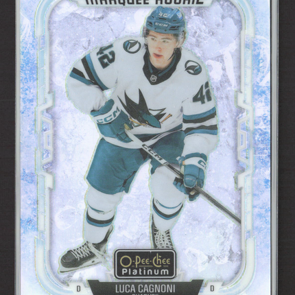 2026 Upper Deck O-Pee-Chee Platinum Luca Cagnoni #249 Arctic Freeze 87/99