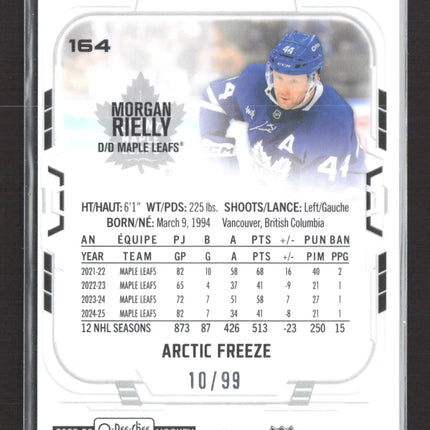 2026 O-Pee-Chee Platinum Morgan Rielly #164 Arctic Freeze 10/99