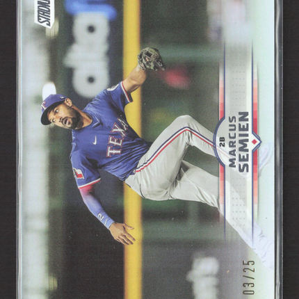 2022 Topps Stadium Club Marcus Semien #137 Rainbow Foil 03/25