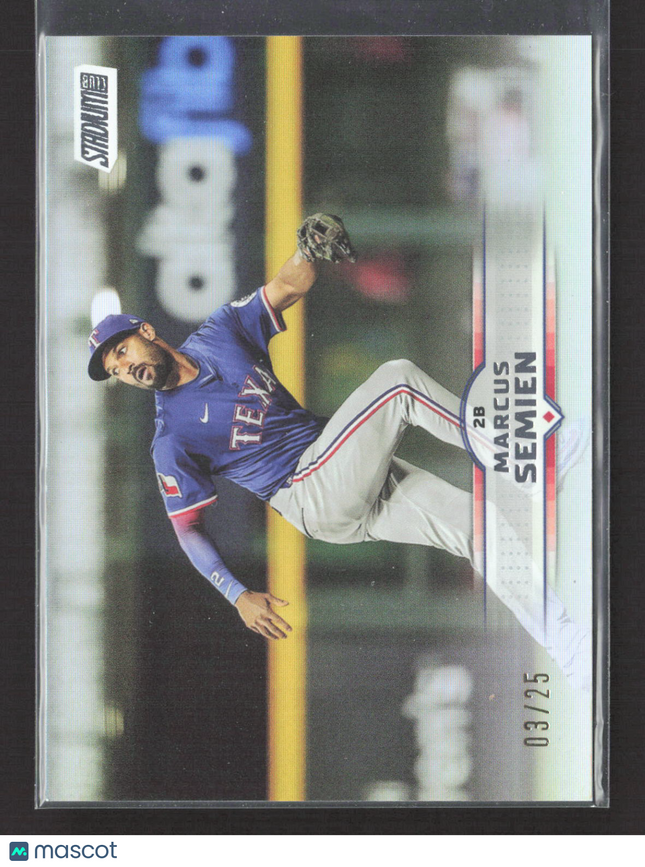 2022 Topps Stadium Club Marcus Semien #137 Rainbow Foil 03/25