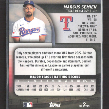 2022 Topps Stadium Club Marcus Semien #137 Rainbow Foil 03/25
