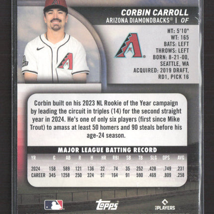 2025 Topps Stadium Club Corbin Carroll #83 Members Only