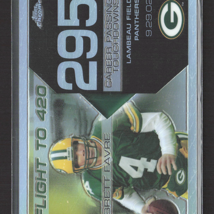 2008 Topps Chrome Flight to 420 Brett Favre #BFC-295 Refractor /199