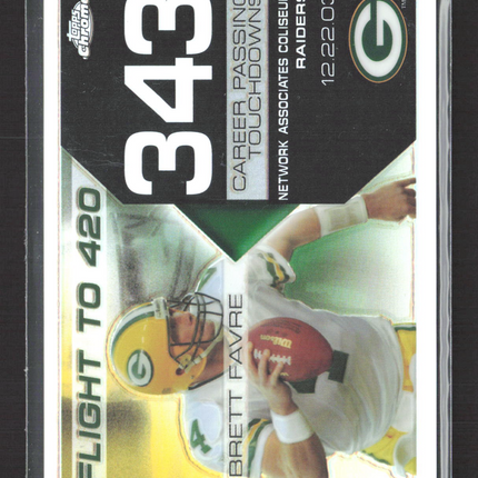 2008 Topps Chrome Flight to 420 Brett Favre #BFC-343 Refractor /199