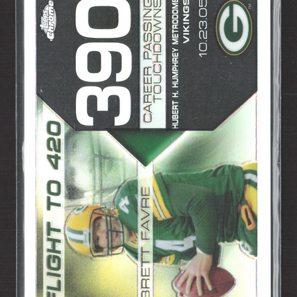 2008 Topps Chrome Flight to 420 Brett Favre #BFC-390 Refractor /199