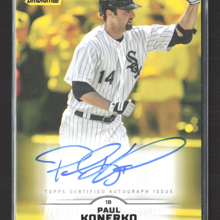 2025 Topps Stadium Club Paul Konerko #SCBA-PK Auto yellow