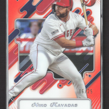 2025 Topps Pristine Niko Kavadas #152 Orange RC 06/25