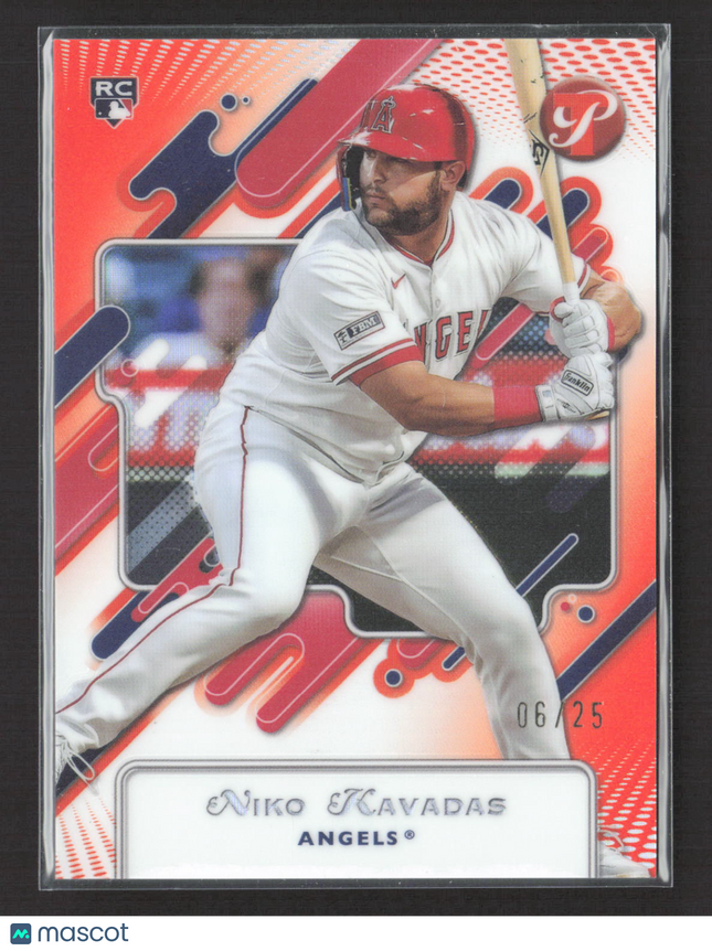 2025 Topps Pristine Niko Kavadas #152 Orange RC 06/25
