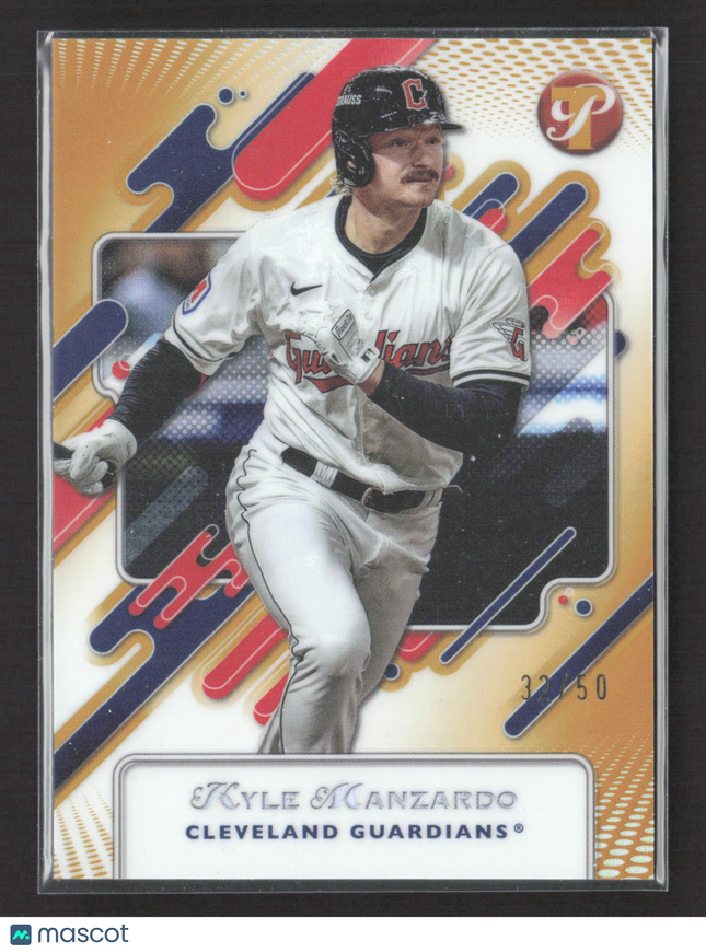 2025 Topps Pristine Kyle Manzardo #37 32/50
