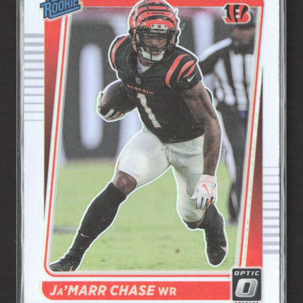2021 Panini Donruss Optic Prizm Ja'Marr Chase #207 Holo