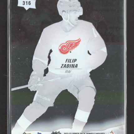 2023 Upper Deck Series 2 Exclusives Filip Zadina #316