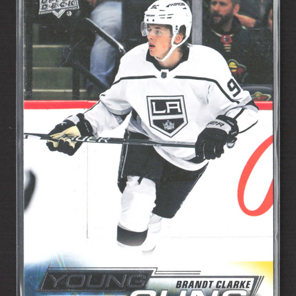 2023 Upper Deck Series 2 Young Guns Brandt Clarke #470