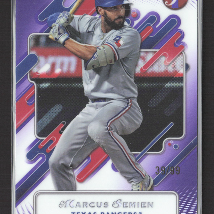 2025 Topps Pristine Marcus Semien #202 Purple 39/99