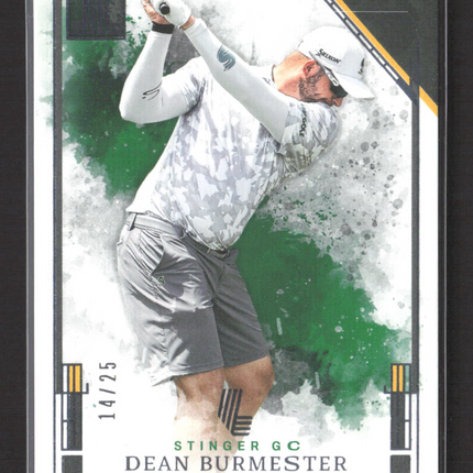 2025 Panini Impeccable LIV Golf Dean Burmester #22 14/25