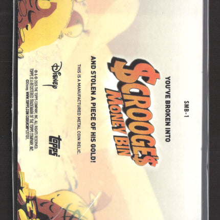 2026 Topps Disney Scrooge's Money Bin Manufactured Metal Coin Relic #SMB-1