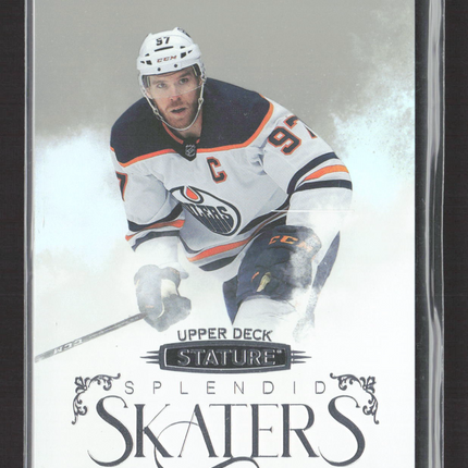 2023 Upper Deck Stature Splendid Skaters Connor McDavid #SS-20