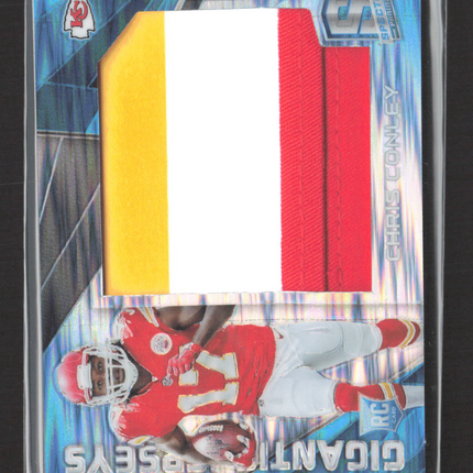 2015 Panini Spectra Prizm Gigantic Jerseys Chris Conley #GJ-CC Patch RC /50