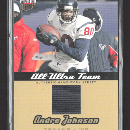 2005 Fleer Ultra All-Ultra Team Andre Johnson #AU-AJ Game-Worn Jersey