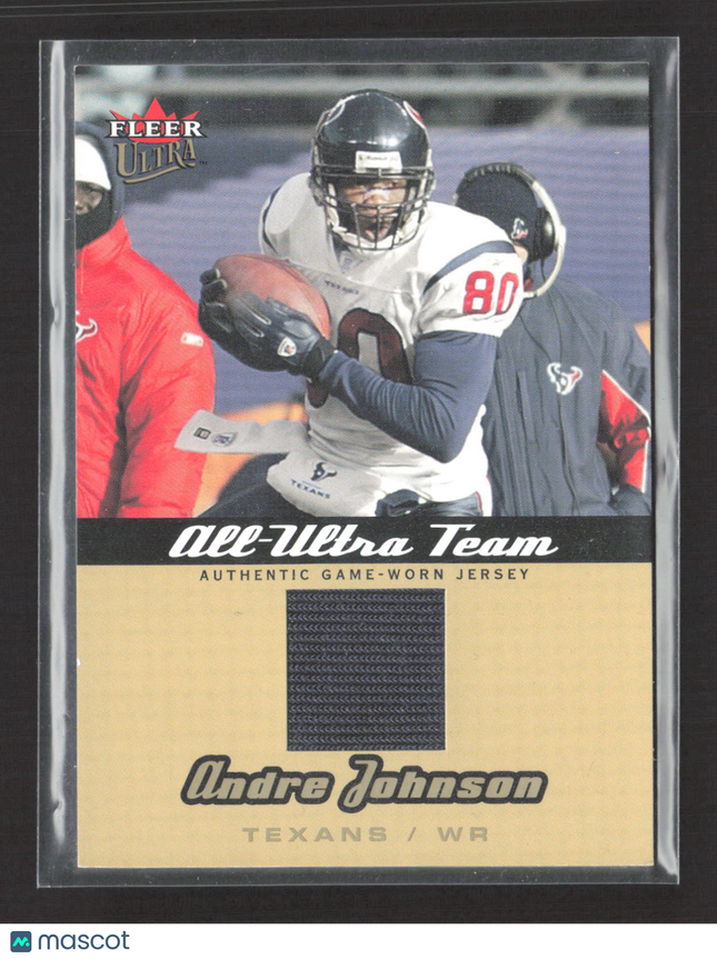 2005 Fleer Ultra All-Ultra Team Andre Johnson #AU-AJ Game-Worn Jersey