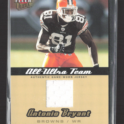 2005 Fleer Ultra All-Ultra Team Antonio Bryant #AU-AB Game-Worn Jersey