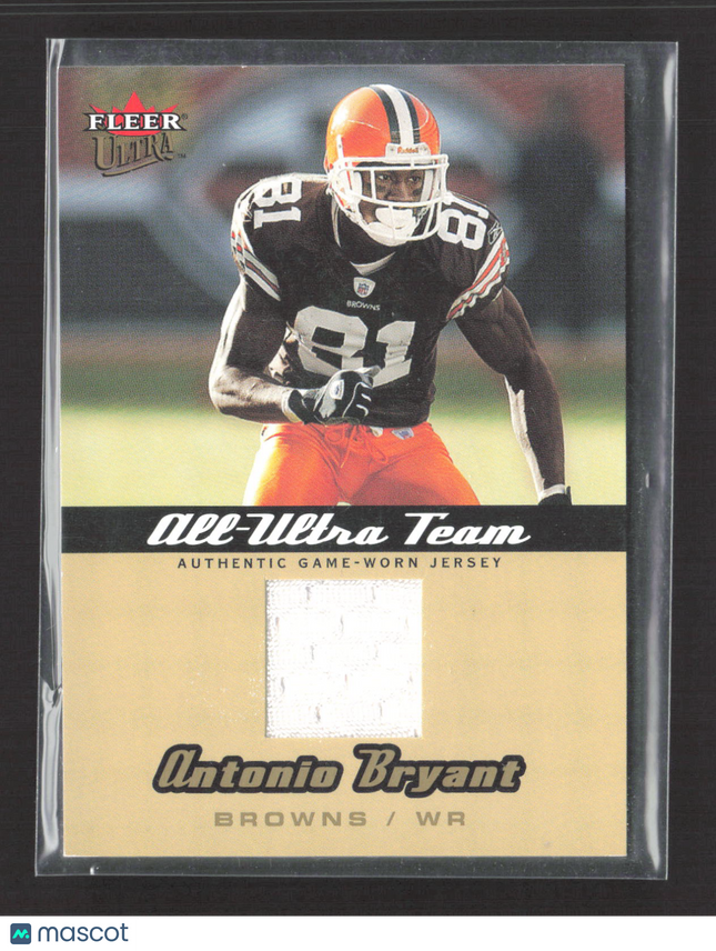 2005 Fleer Ultra All-Ultra Team Antonio Bryant #AU-AB Game-Worn Jersey