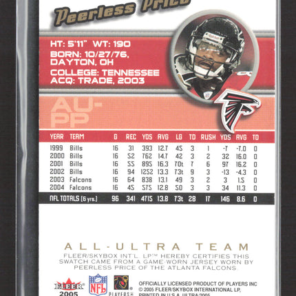 2005 Fleer Ultra All-Ultra Team Peerless Price #AU-PP Game-Worn Jersey