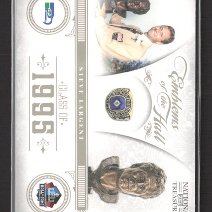 2012 Panini National Treasures Emblems of the Hall Steve Largent #19 28/99