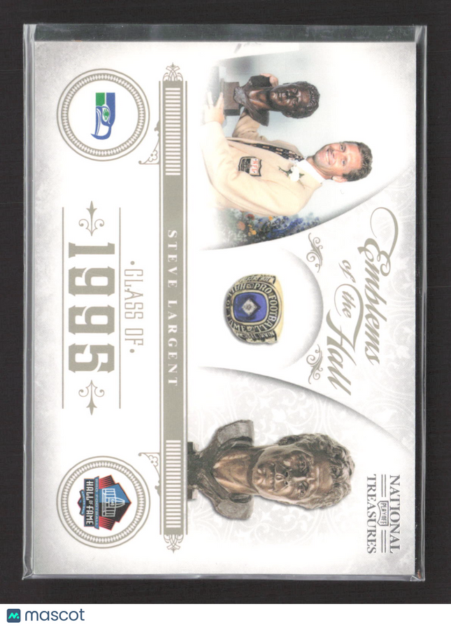 2012 Panini National Treasures Emblems of the Hall Steve Largent #19 28/99