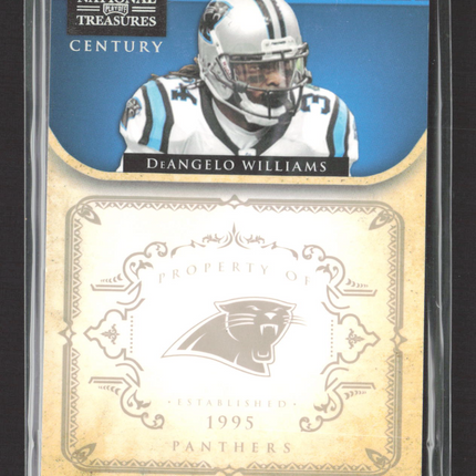 2012 Panini Playoff National Treasures Century DeAngelo Williams #21 /25