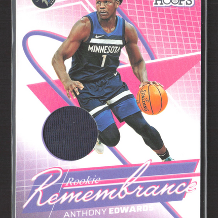 2024 Panini NBA Hoops Rookie Remembrance Anthony Edwards #RR-AET Jersey