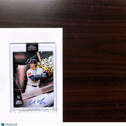 2026 Topps Chrome Black Cole Young #CBA-CY RC Auto Orange Rose Gold /10