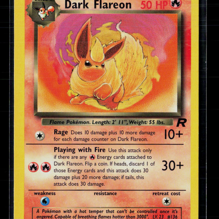 Pokemon 2000 Team Rocket Dark Flareon #35/82