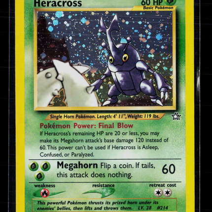 Pokemon 2000 Neo Genesis Heracross #6/111