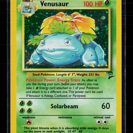 Pokemon 2000 Base Set 2 Venusaur #18/130