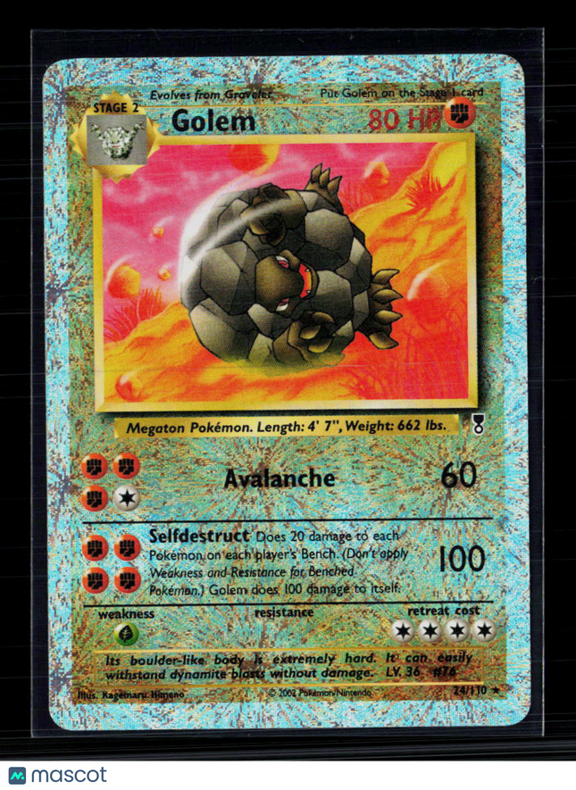 Pokemon 2002 Legendary Collection Golem #24/110