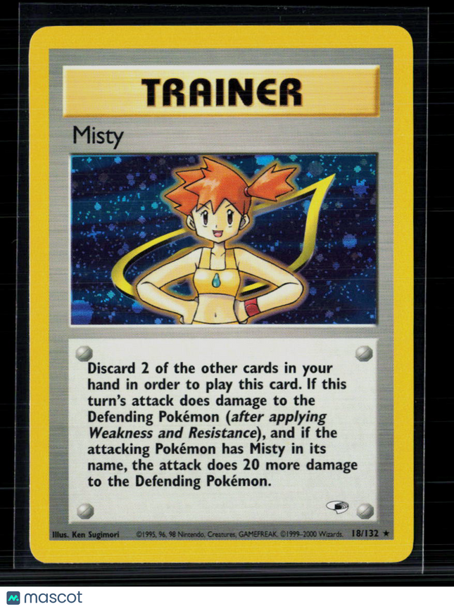 Pokemon 2000 Gym Heroes Misty #18/132