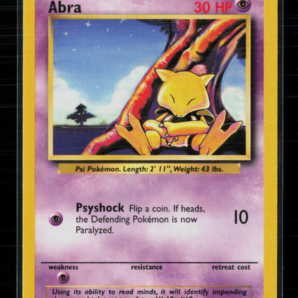 Pokemon 1999 Base Set Abra #43/102