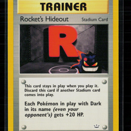 Pokemon 2000 Neo Genesis Rocket's Hideout #63/64