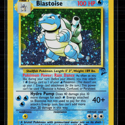 Pokemon 2000 Base Set 2 Blastoise #2/130