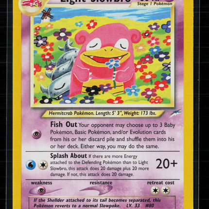 Pokemon 2002 Neo Destiny Light Slowbro #51/105
