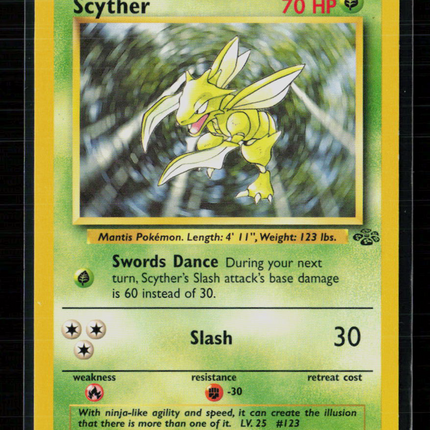 Pokemon 1999 Jungle Scyther #26/64