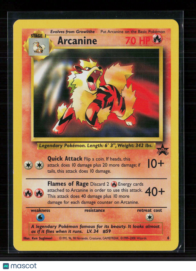 Pokemon 2000 Wizards Arcanine #6