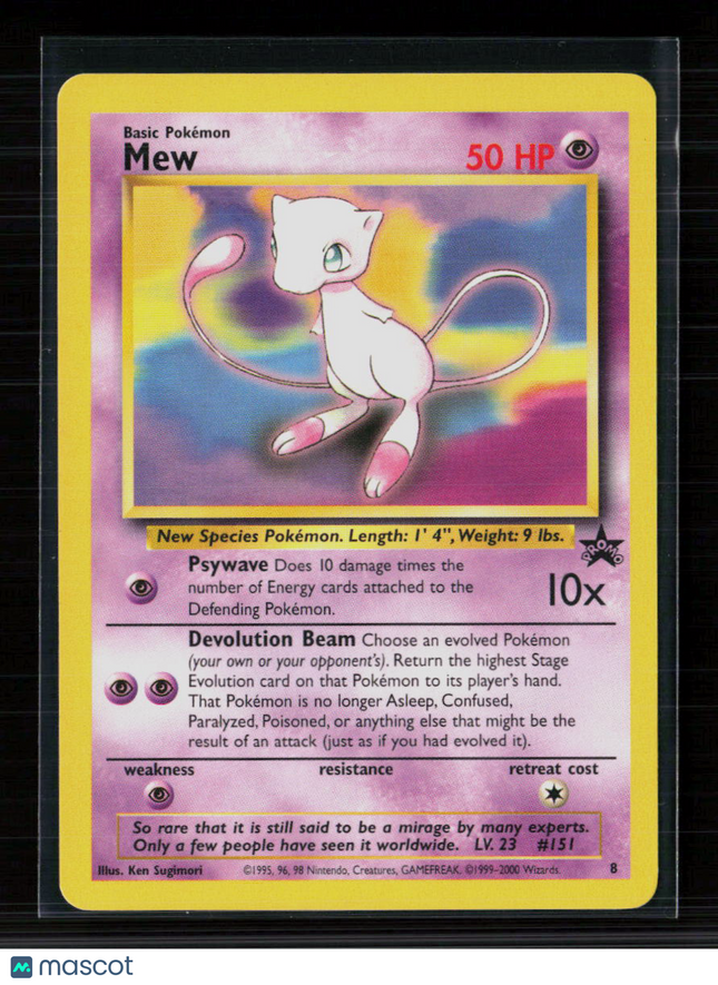 Pokemon 2000 Wizards Mew #8