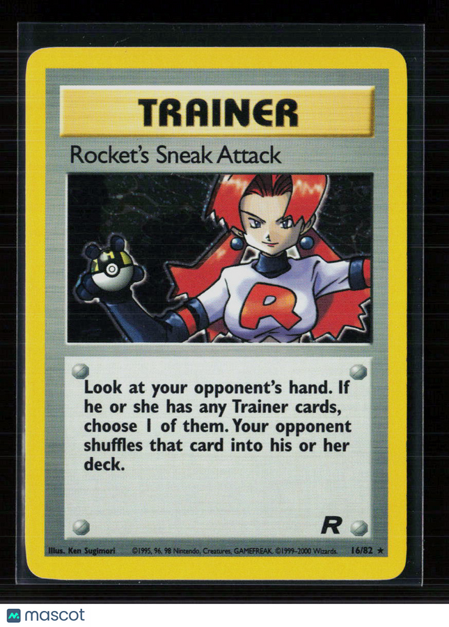 Pokemon 2000 Team Rocket Rocket's Sneak Attack #16/82