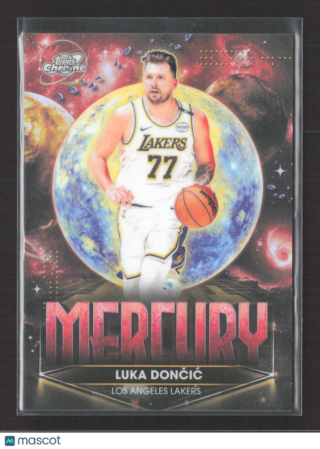 2026 Topps Cosmic Planetary Pursuit Chrome Mercury Luka Doncic #PPM-7
