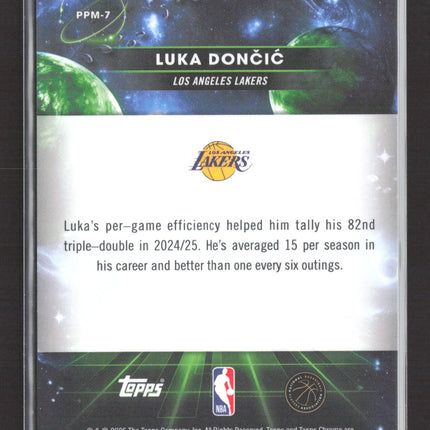 2026 Topps Cosmic Planetary Pursuit Chrome Mercury Luka Doncic #PPM-7