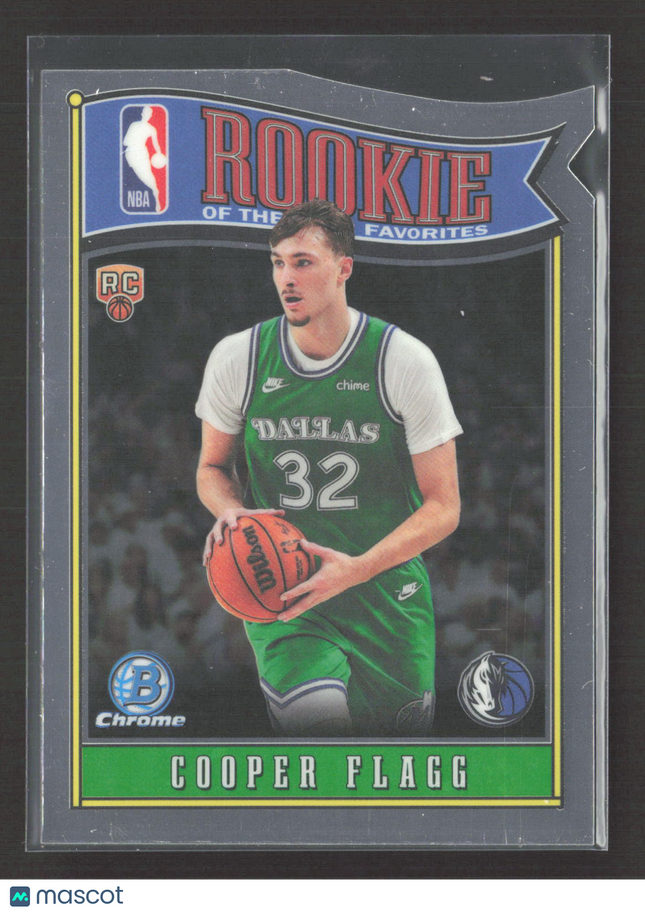 2025 Topps Bowman Chrome Rookie of the Year Favorites Cooper Flagg #RY-1 RC