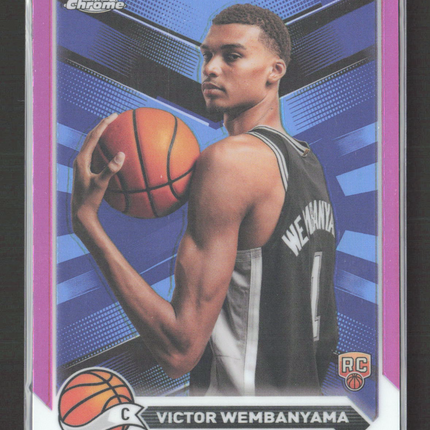 2023 Topps Chrome Victor Wembanyama #1 Pink RC