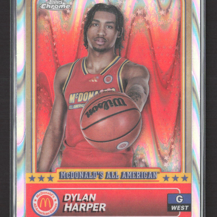 2024 Topps Chrome McDonald's All American Dylan Harper #88 RayWave