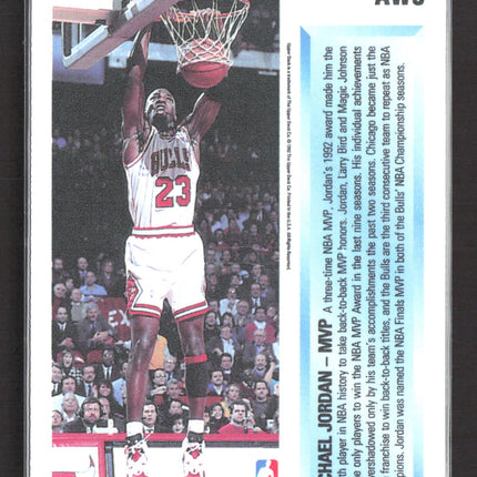 1992 Upper Deck Michael Jordan #AW9 Hologram